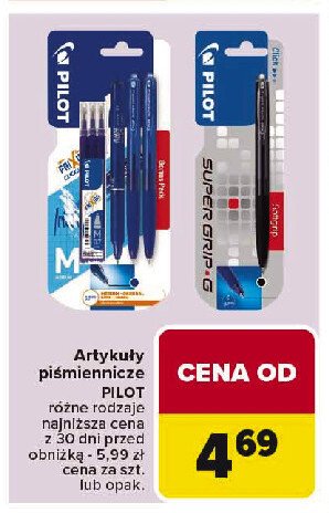 Długopis supergrip czarny Pilot promocja w Carrefour Market