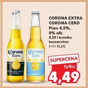 Piwo Corona extra 0.0% promocja
