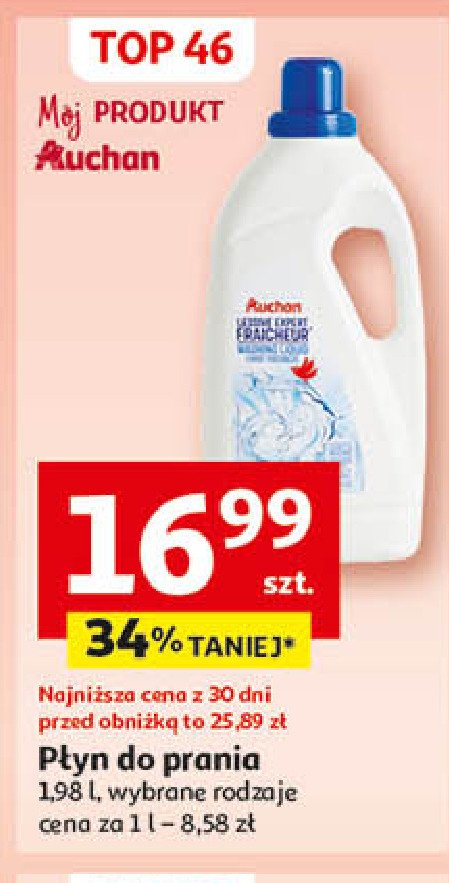 Płyn do prania Auchan promocja