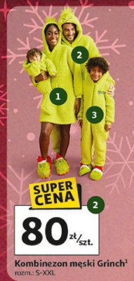 Kombinezon męski Grinch promocja w Auchan