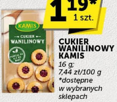 Cukier wanilinowy Kamis promocja w Groszek