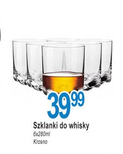 Szklanka do whisky 270 ml Krosno s.a. promocja