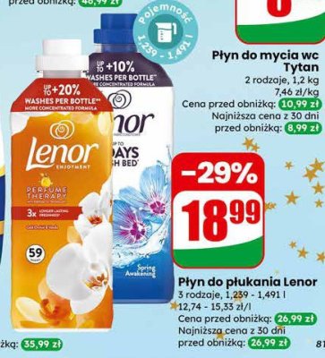 Płyn do mycia wc Tytan promocja w Dino