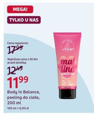 Peeling do ciała Body in Balance, 200 ml promocja w Rossmann