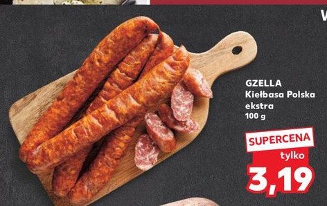 Kiełbasa polska ekstra Gzella promocja