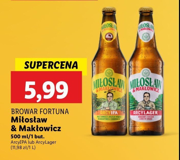 Piwo Miłosław & makłowicz arcyipa promocja