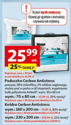Poduszka Carbon Antistress promocja w Auchan