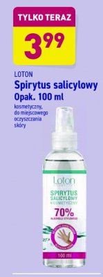 Spirytus salicylowy 70% Loton promocja