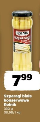 Szparagi białe konserwowe Rolnik promocja w Netto
