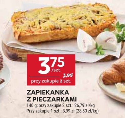 Zapiekanka z pieczarkami promocja w Stokrotka