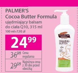 Balsam ujędrniający z koenzymem q10 Palmer's cocoa butter formula promocja