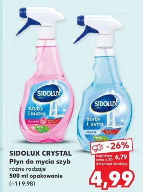 Płyn do mycia szyb Crystal różne rodzaje 500 ml  promocja w Kaufland