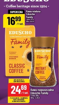 Kawa mielona Eduscho Family Classic Coffee promocja w POLOmarket