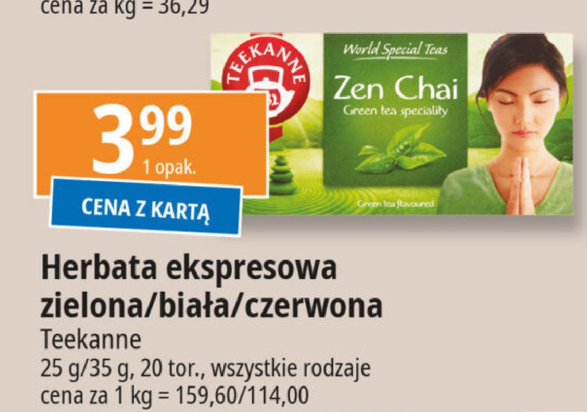 Herbata pu-erh lemon Teekanne world special teas promocja