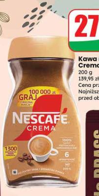 Kawa rozpuszczalna Crema  promocja w Dino