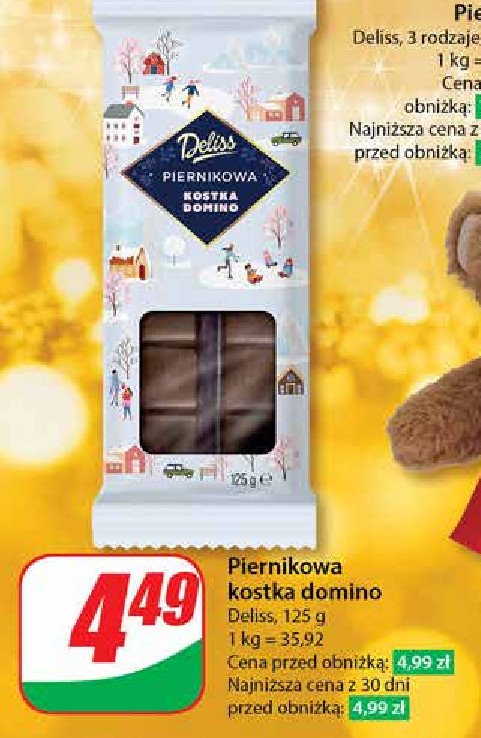 Piernikowa kostka domino Deliss promocja