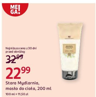 Masło do ciała patchouli & white musk Stara mydlarnia promocja