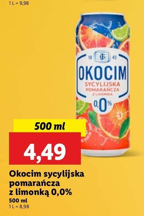 Piwo Okocim promocja w Lidl