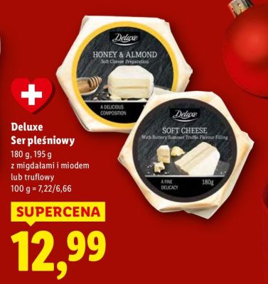 Ser pleśniowy z migdałami i miodem lub truflowy promocja w Lidl