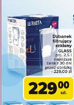 Dzbanek filtruj膮cy glass 2.5 l Brita promocja