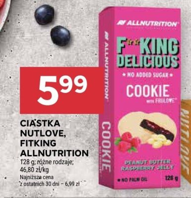Ciastka Nutlove, FitKing AllNutrition promocja w Stokrotka