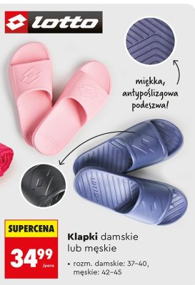 Klapki damskie lub męskie promocja w Biedronka