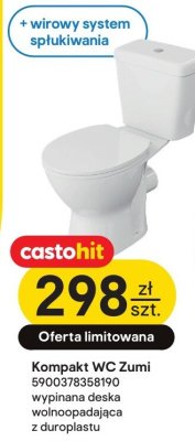Kompakt WC Zumi promocja w Castorama