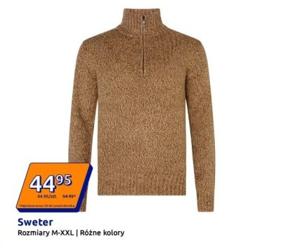 Sweter męski r. M-XXL promocja w Action