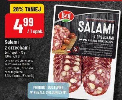 Salami z orzechami Beli promocja w POLOmarket