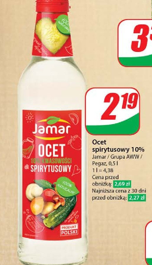 Ocet spirytusowy Jamar promocja