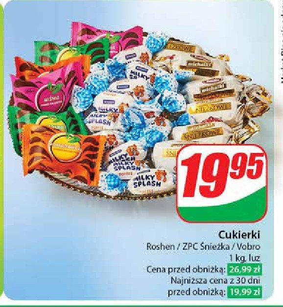 Cukierki Milky splash toffee promocja