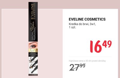 Kredka do brwi 3w1 promocja w Rossmann