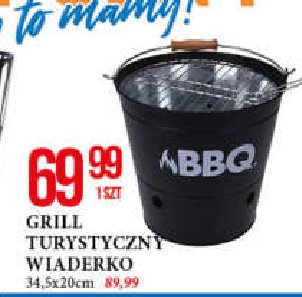 Grill wiaderko 34.5 x 20 cm promocja