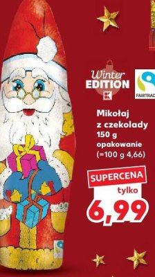 Mikołaj z czekolady promocja w Kaufland