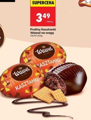 Praliny Kasztanki na wagę promocja w Biedronka