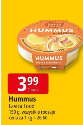 Hummus Lavita Food promocja w Leclerc