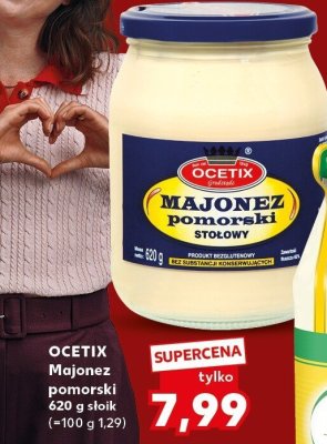 Majonez Ocetix pomorski 620 g słoik promocja w Kaufland