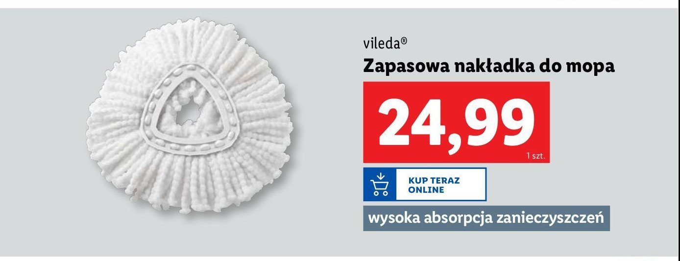 Zapasowa nakładka na mop Vileda promocja