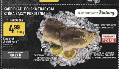 Karp płat Polski Karp promocja w POLOmarket
