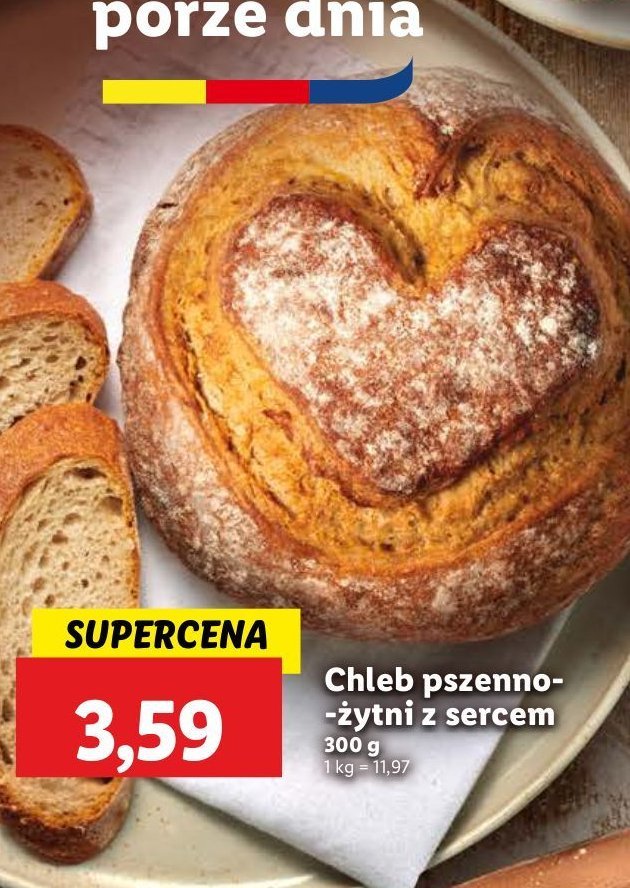 Chleb pszenno-偶ytni z sercem promocja