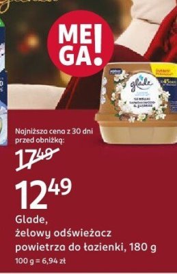 Glade, żelowy odświeżacz powietrza do łazienki, 180 g promocja w Rossmann