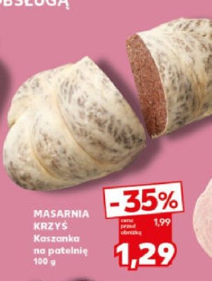 Kaszanka na patelnię promocja w Kaufland