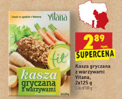 Kasza gryczana z warzywami Vitana promocja