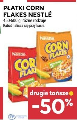 Płatki Corn Flakes Nestlé różne rodzaje promocja w Stokrotka