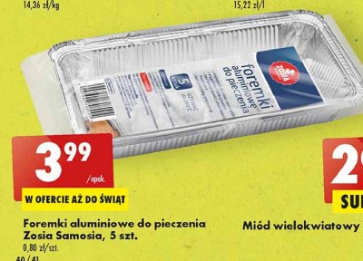 Foremki do keksu Zosia samosia promocja