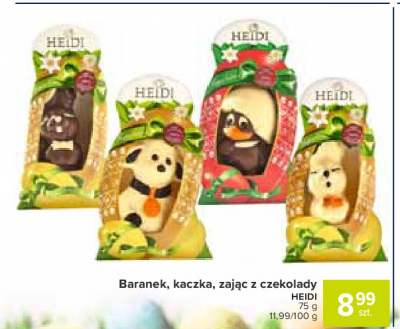 Zaj膮czek w mlecznej czekoladzie Heidi promocja
