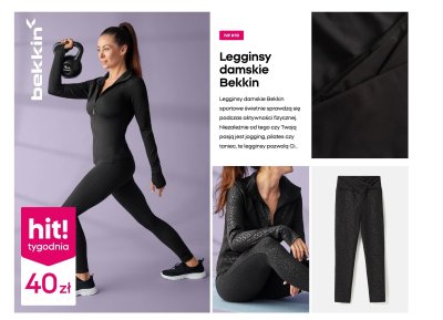 Legginsy damskie  promocja w Pepco