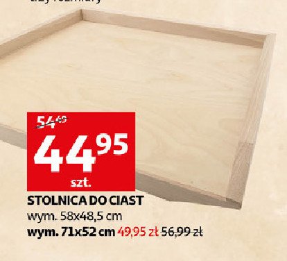 Stolnica do ciasta 71 x 52 cm promocja