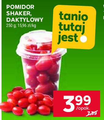 Pomidory daktylowe shaker promocja