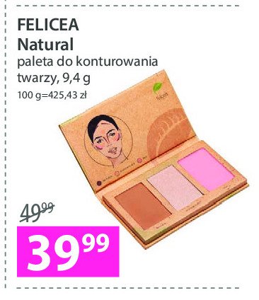 Paleta do konturowania twarzy trio #301 promocja